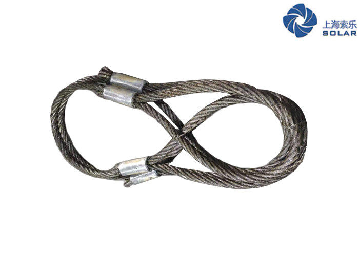 Wire Rope Sling 18 mm Diameter 4.1 T Safe Working Load c/w Thimble Eyes Each End