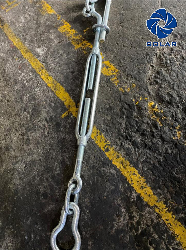 Deck Lashing Turnbuckles With Pelican Hook And Pear Link 32mmx650mm