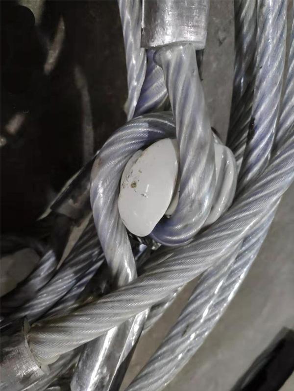 Machine Pressed Wire Cable Sling With Insulating Porcelain Insulator