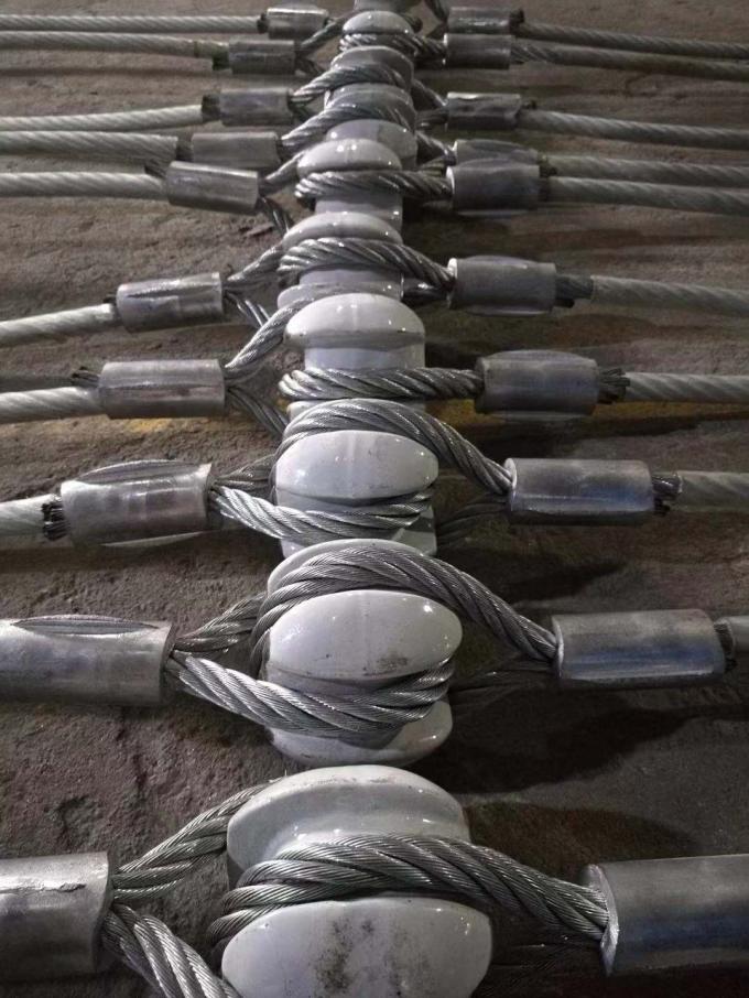 Machine Pressed Wire Cable Sling With Insulating Porcelain Insulator