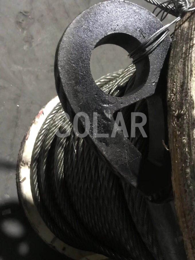 8mm 72mm Non Rotating Wire Rope , 18x19 17x7 18x7 Crane Lifting Cables
