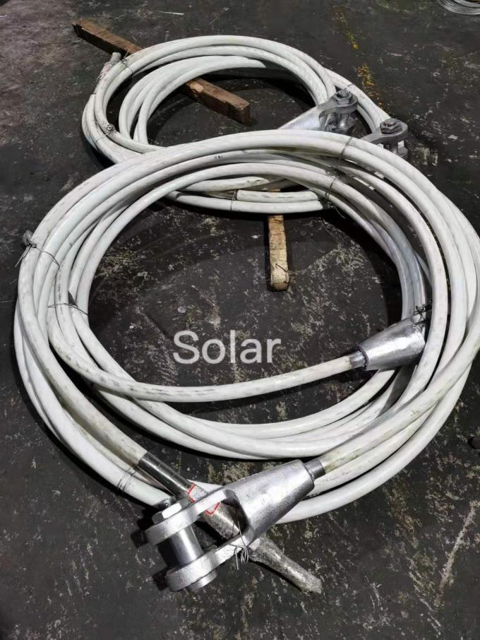 Strong Fiber Core Stainless Steel Aircraft Cable , Vinyl Coated