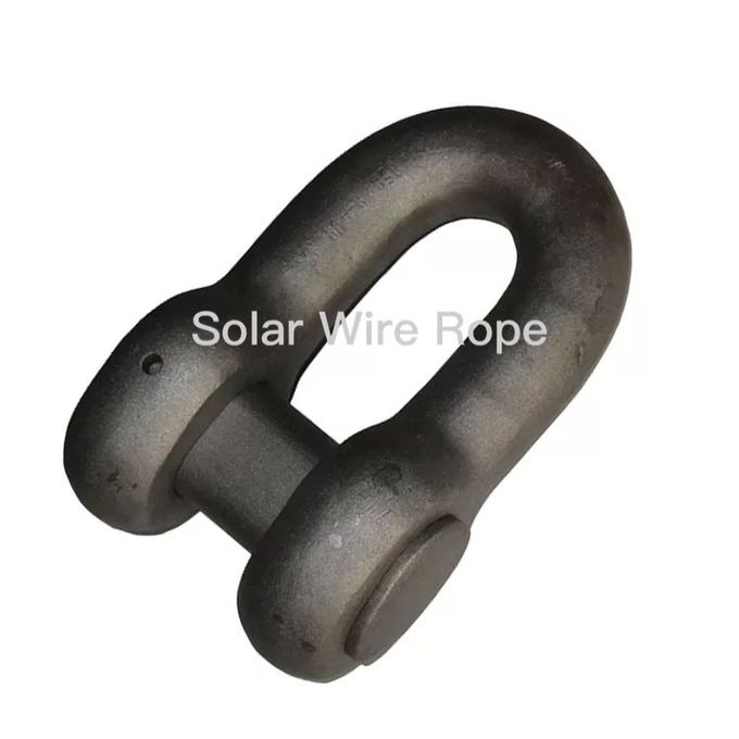 Mandal Fairlead Shackle , Galvanized Steel Tonsberg Mooring Link