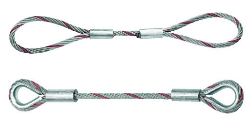 Marine Log Lashing Steel Wire Rope with Thimble and Soft Eye Loop 6x24 FC API 9A 22mm 24mm 26mm