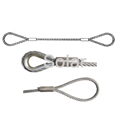 CONNECTING  WIRE 26mm X 3.0M EYE MECHANICAL SPLICE INTERMEDIATE WIRE ON END TO END WITH THIMBLE