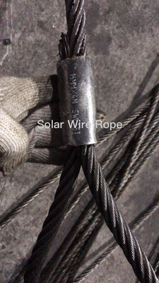 CONNECTING  WIRE 26mm X 3.0M EYE MECHANICAL SPLICE INTERMEDIATE WIRE ON END TO END WITH THIMBLE