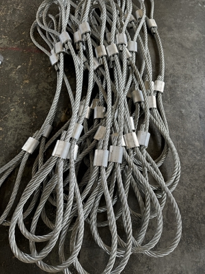 6x36 Wire Rope Lifting Slings Mechanically Spliced Soft Eye