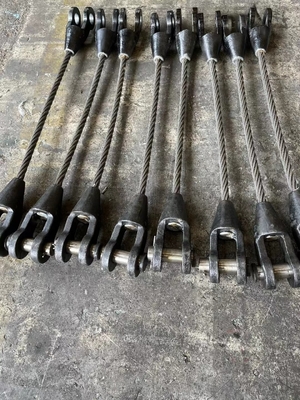 Big Size Galvanized Wire Rope Fittings Open Spelter Sockets US Standard Open Spelter Sockets US Standard