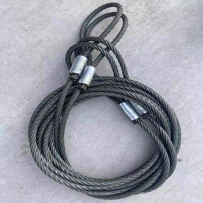 6-30mm Dia Cast Size Wire Rope Sling for Industrial Applications 200 Lbs Capacity