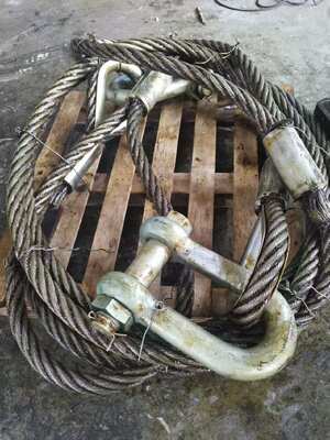 Shanghai Customized Steel Wire Rope Sling for Construction Structures