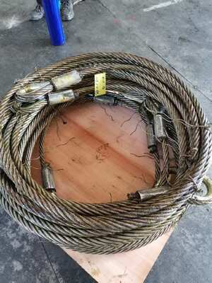 Shanghai Customized Steel Wire Rope Sling for Construction Structures