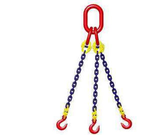 Customized Length 3 Leg Chain Sling , Alloy Lifting Chains And Slings