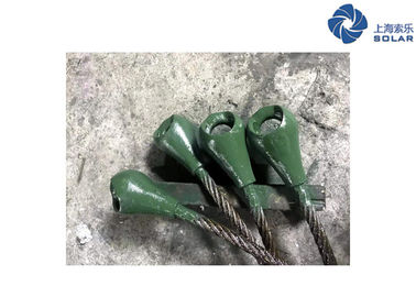 High Tensile Galvanised Wire Rope Sling Terminal End With Socket