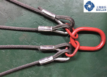 4 Leg Bridle Sling , Four Leg Wire Rope Sling With Long Service Life