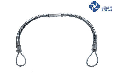 1/4'' 3/8'' Whip Check Cable , Galvanized Carbon Steel Hose Safety Cable