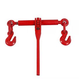 Painted Red Surface Lifting And Rigging Hardware Standard Ratchet Load Binder