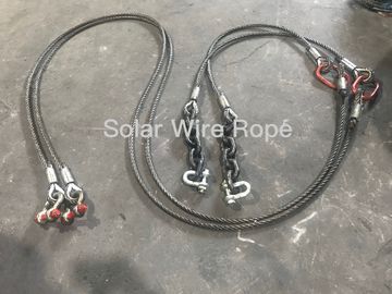 High Strength Alloy Steel Lifting Chain Slings End With Steel Wire Rope