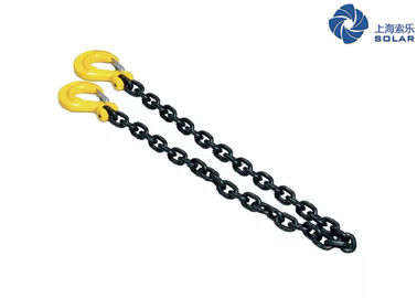 Customized Length Lifting Chain Slings Welded Chain Structure With Hook