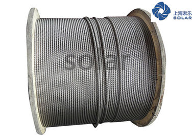 EIPS IWRC-6X37 Bright Wire Rope , Galvanized Wire Rope With Superior Strength