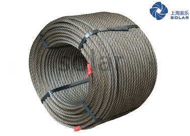 6x24+7FC Cargo Lashing Steel Wire Rope Galvanized / Bright Finish