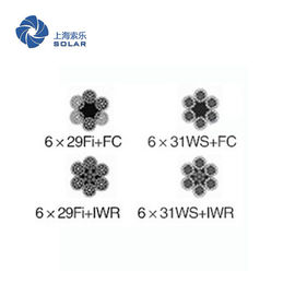 Parallel Laid Steel Wire Rope 6x29Fi+FC 6x29Fi+IWRC Construction