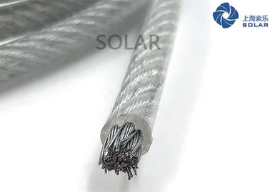 Strong Fiber Core Stainless Steel Aircraft Cable , Vinyl Coated Aircraft Cable