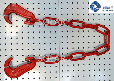 Customized Size Cargo Lashing Equipment Chain Both End With High Tensile Hook