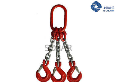 Multi-Leg Chain Sling Customized Length Lifting Chain Slings Welded Chain Structure With Hook