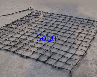 Galvanized Ungalvanized Cargo Net Sling , Steel Cable Slings For Heavy Duty Lifting
