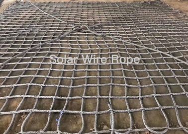 Galvanized Ungalvanized Cargo Net Sling , Steel Cable Slings For Heavy Duty Lifting