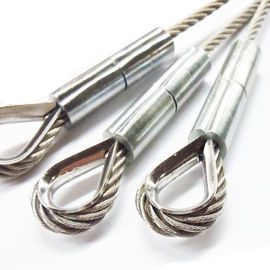 Thimble On Both Ends 2.46t Wire Rope Cable Slings