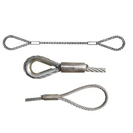 Eye And Thimble IWRC 6*25 Wire Rope Cable Slings