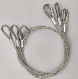 Thimble Eye Double Ends Stainless Steel 304 Lifting Ropes Slings