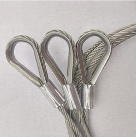 Thimble Eye Double Ends Stainless Steel 304 Lifting Ropes Slings
