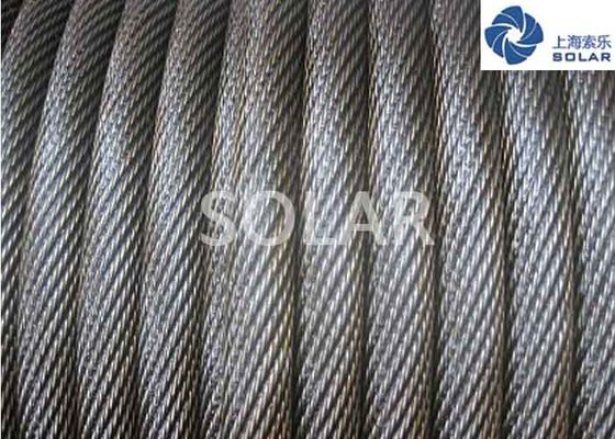 Galvanized Hoisting 15xK7 16xK7 Steel Wire Rope For Erect Well
