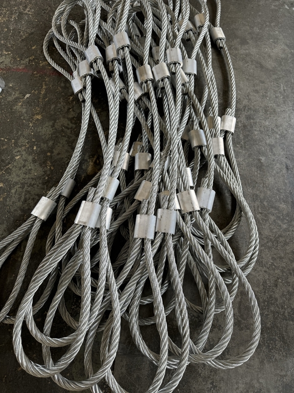 6x36 Wire Rope Lifting Slings Mechanically Spliced Soft Eye