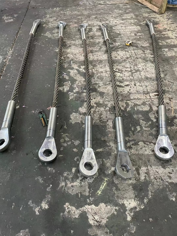 Rope Wire Fitting Marked With Nominal Size DIN 3091 Solid Thimble