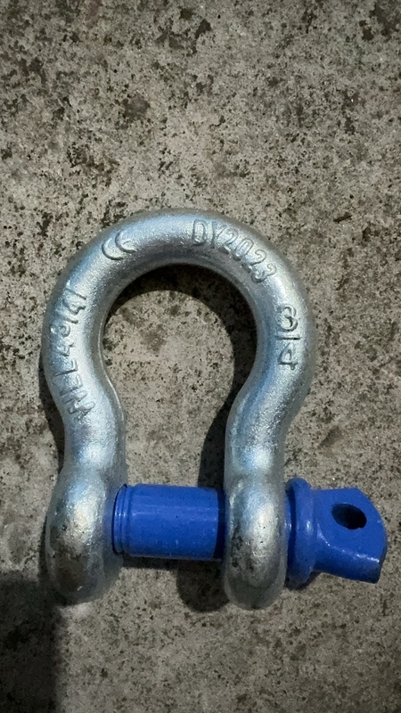 G209 Lifting Screw Pin Bow Shackle Galvanized Wire Rope Hardware