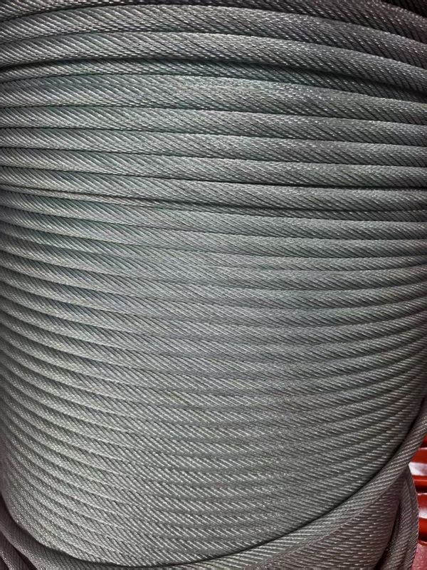 46mm hot dipped galvanized steel wire rope sling assembled with aluminum ferrules