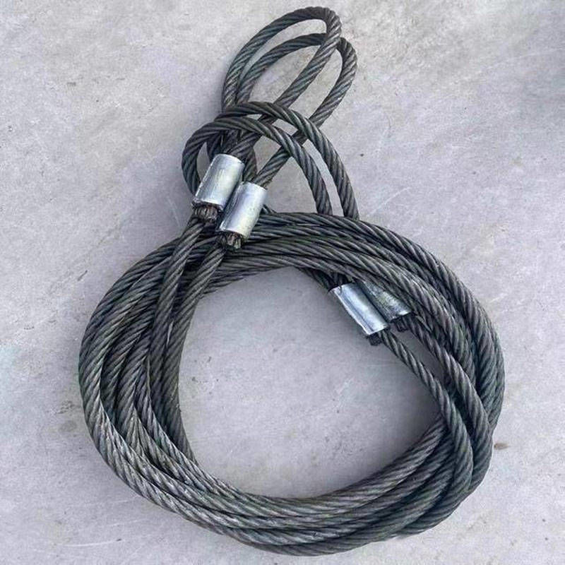 6-30mm Dia Cast Size Wire Rope Sling for Industrial Applications 200 Lbs Capacity
