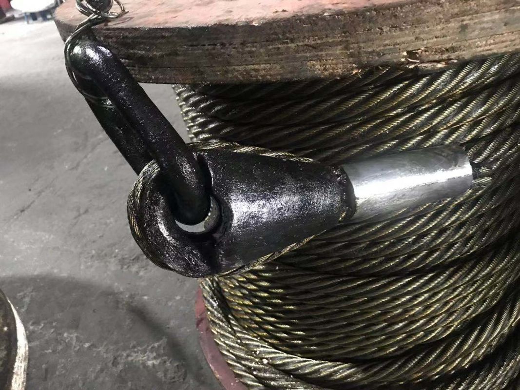 High Tensile Galvanised Wire Rope Sling Terminal End With Socket