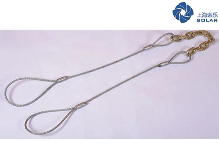 High Strength Alloy Steel Lifting Chain Slings End With Steel Wire Rope