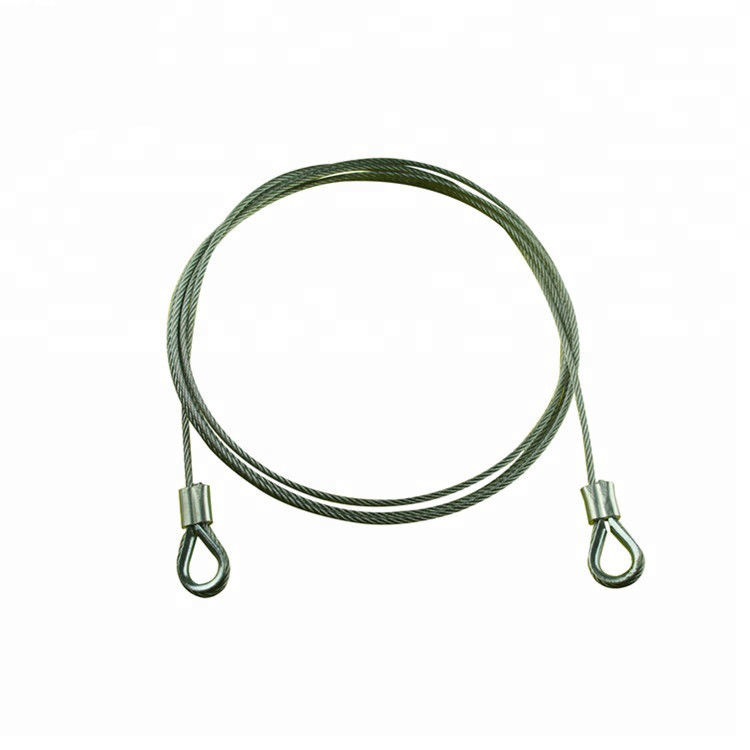 steel wire rope cable/ sling for lifting with eye loop both end