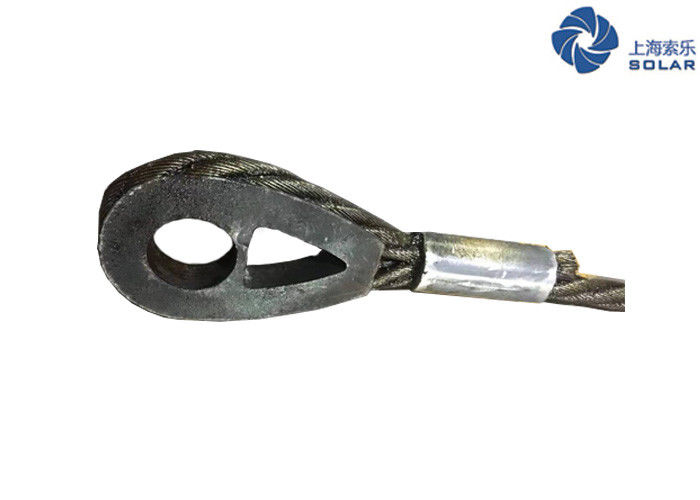 Solid Thimble Non Rotating Steel IWR Heavy Duty Lifting Slings