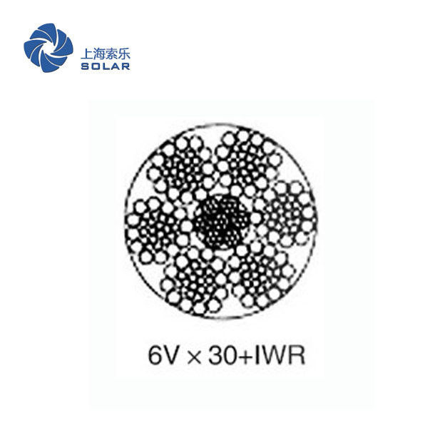 6Vx30+IWR Towing Triangular Carbon Steel Rope