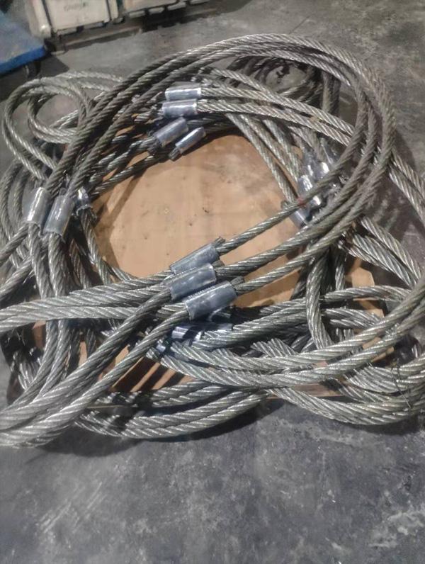 6x36ws IWRC 4 Leg Wire Rope Sling Eye Eye Thimble Thimble For