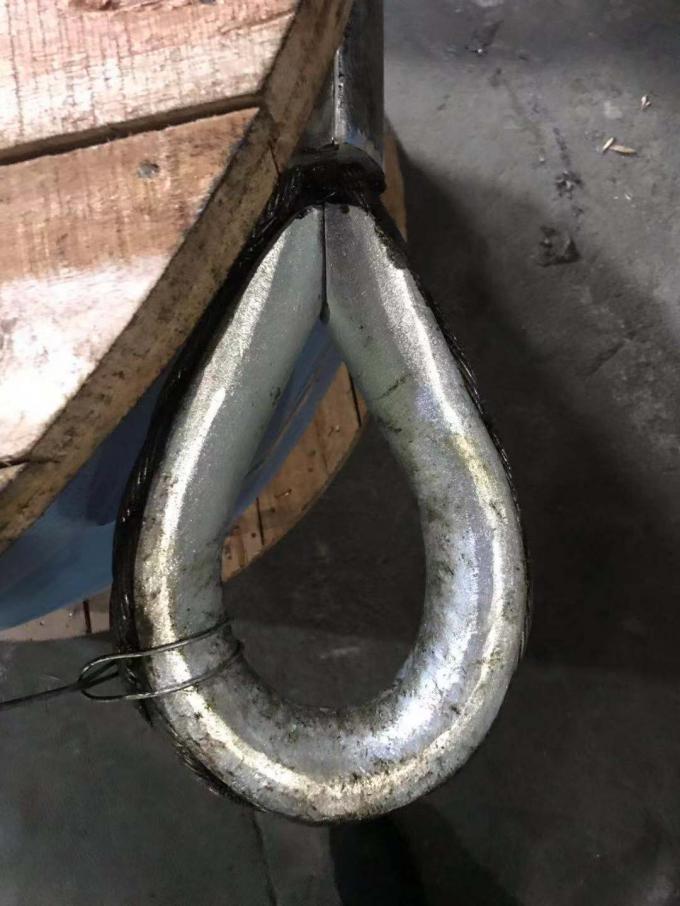 35Wx7 Non Rotating Steel Wire Rope , Galvanized Hoisting Wire Rope For