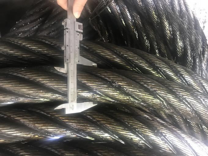 35Wx7 Non Rotating Steel Wire Rope , Galvanized Hoisting Wire Rope For