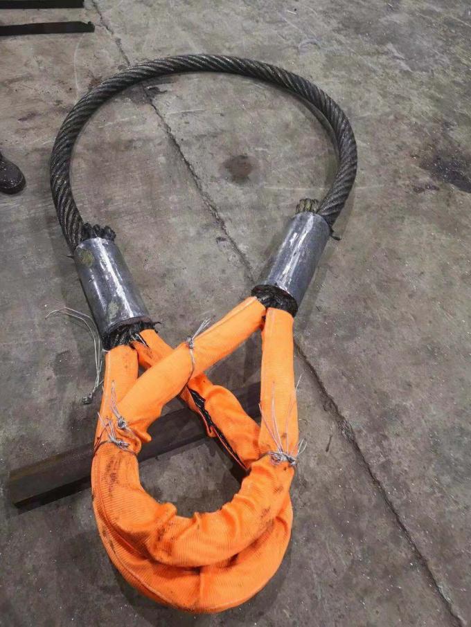 Mechanical Pressed Crane Wire Rope , Big Size Hoisting Wire Rope And Sling