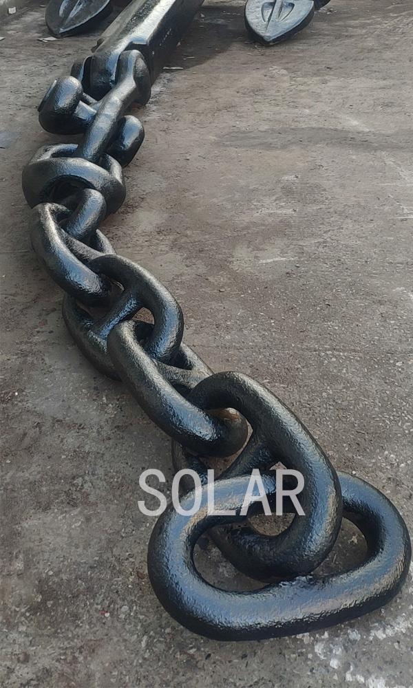 Steel Material Marine Anchor Chain Stud Link Type Swivel Forerunner